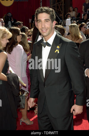 September 10, 2000, Los Angeles, CA, USA; Schauspieler David Schwimmer @ 2000 Emmy Awards. (Bild: Â© Chris Delmas/ZUMA Draht) Stockfoto