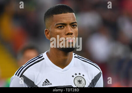 Udine, Italien. 17 Juni, 2019. Benjamin HENRICHS (GER), Aktion, Einzelbild, einziges Motiv, Porträt, Porträt, Porträt. Deutschland (GER) - Daenemark (DEN) 3-1, an 17.06.2019 Stadio Friuli Udine. Fußball U-21, der UEFA unter 21 Europameisterschaft in Italien / SanMarino vom 16.-30.06.2019. | Verwendung der weltweiten Kredit: dpa/Alamy leben Nachrichten Stockfoto