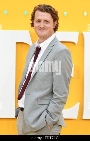 London, Großbritannien. Juni, 2019 18. LONDON, GROSSBRITANNIEN. Juni 18, 2019: Harry Mitchell ankommen für die UK-Premiere von 'Gestern' im Odeon Luxe, Leicester Square, London. Bild: Steve Vas/Featureflash Credit: Paul Smith/Alamy leben Nachrichten Stockfoto