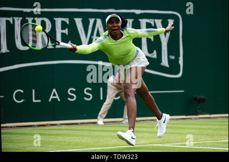 Venus Williams am Tag fünf der Natur Tal Klassiker an Priorat Club Edgbaston, Birmingham. Stockfoto
