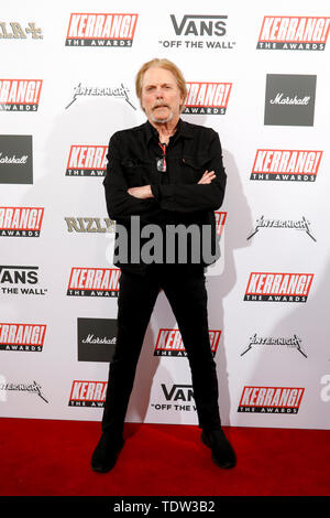 Der Thin Lizzy Scott Gorham an der Kerrang! Auszeichnungen im Islington Town Hall, London. Stockfoto