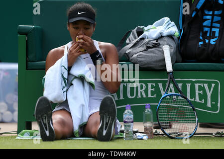 Naomi Osaka am Tag sechs der Natur Tal Klassiker an Priorat Club Edgbaston, Birmingham. Stockfoto