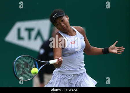 Naomi Osaka am Tag sechs der Natur Tal Klassiker an Priorat Club Edgbaston, Birmingham. Stockfoto