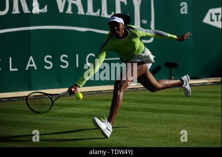 Venus Williams am Tag sechs der Natur Tal Klassiker an Priorat Club Edgbaston, Birmingham. Stockfoto