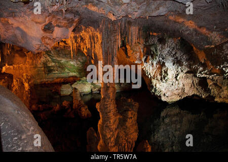 Grotte Gruta di Nettuno, Italien, Sardinien Stockfoto