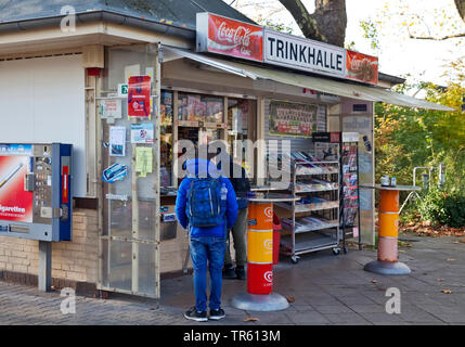 Kiosk in Düsseldorf, Deutschland, Nordrhein-Westfalen, Düsseldorf Stockfoto