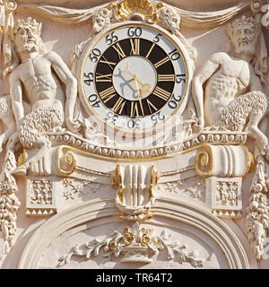 Restauriertes historisches Rathaus, Deutschland, Nordrhein-Westfalen, Bonn Stockfoto