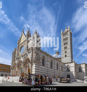 Duomo in Siena, Italien, Toskana, Siena Stockfoto