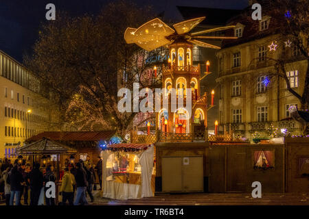 Weihnachtsmarkt in München, Deutschland, Bayern, München Stockfoto