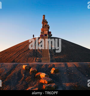 Halde Rheinelbe mit Himmelstreppe, Sky Treppen, Deutschland, Nordrhein-Westfalen, Ruhrgebiet, Gelsenkirchen Stockfoto