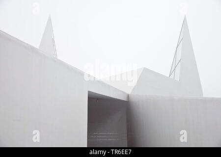 Autobahn Kirche Siegerland, Deutschland, Nordrhein-Westfalen, Wilnsdorf Stockfoto