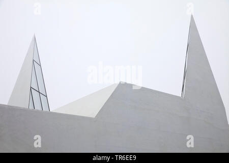 Autobahn Kirche Siegerland, Deutschland, Nordrhein-Westfalen, Wilnsdorf Stockfoto