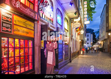 Papa JoeAEs Jazz Schauplatz, Buttermarkt markt- und Biermuseum in der alten Stadt, Deutschland, Nordrhein-Westfalen, Köln Stockfoto