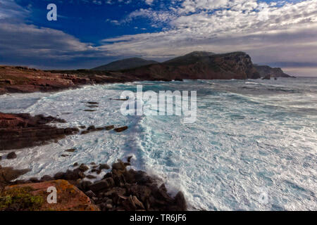 Spiaggia Porto Ferro, Bucht, Italien, Sardinien, Alghero Stockfoto