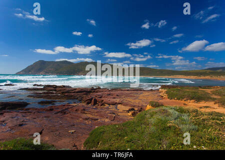 Spiaggia Porto Ferro, Bucht, Italien, Sardinien, Alghero Stockfoto