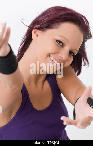 sportliche Frau Stockfoto
