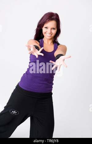 sportliche Frau Stockfoto