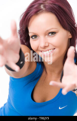 sportliche Frau Stockfoto