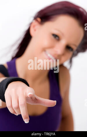 sportliche Frau Stockfoto