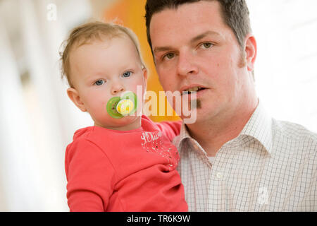 Vater und Tochter Stockfoto