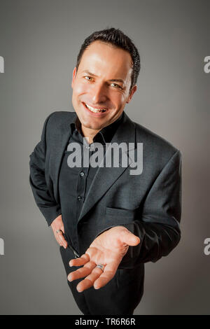 Business Mann in Anzug, Deutschland Stockfoto