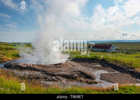 Hot spring Ystihver am Zügel, Island, Hveravellir Stockfoto