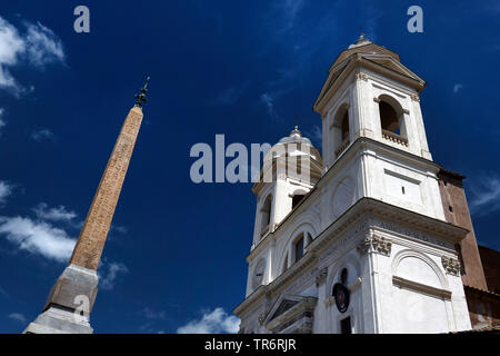 Kirche der Santissima Trinità dei Monti, Deutschland, Rom Stockfoto