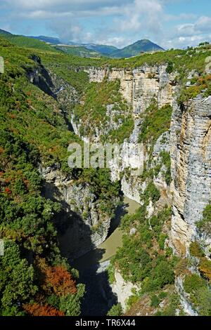 Osum Canyon, Albanien Stockfoto