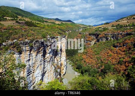 Osum Canyon, Albanien Stockfoto