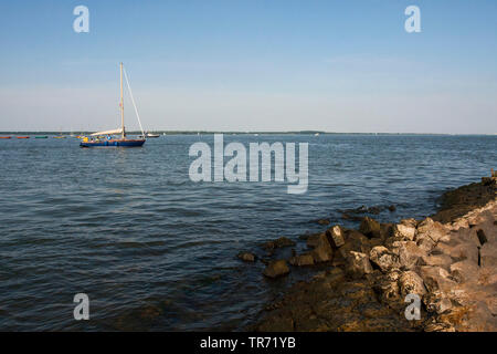 Hollands Diep, Niederlande, Südholland, Willemstad Stockfoto