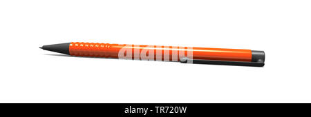 3D Computer Grafik, symbolische Stift in der Farbe gelb ohne Text Stockfoto
