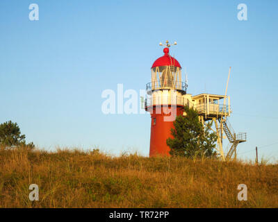 Leuchtturm Vuurduin, Niederlande, Friesland, Vlieland Stockfoto