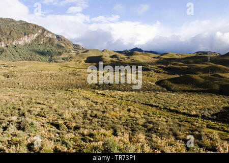 Papallacta Pass, Ecuador, Quito Stockfoto