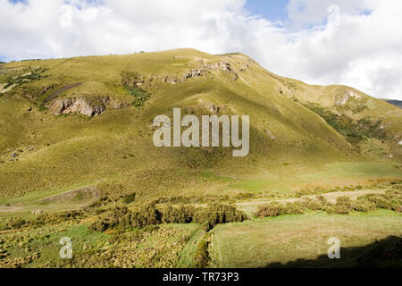 Papallacta Pass, Ecuador, Quito Stockfoto