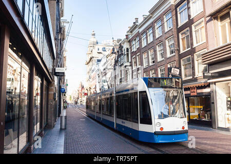 Leidsestraat in Amsterdam, Niederlande, Nördlichen Niederlande, Amsterdam Stockfoto