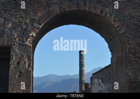 Alte römische Stadt Pompeji Stockfoto