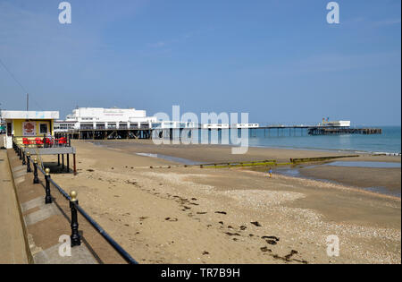 Die culver Pier in Sandown auf der Isle of Wight Stockfoto