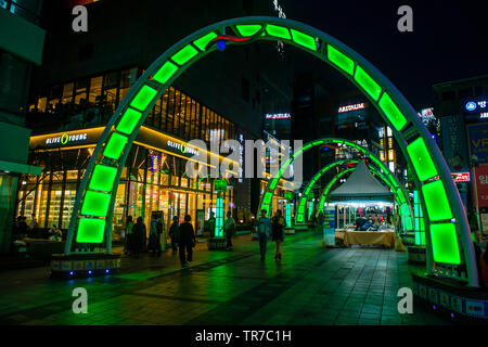 Busan International Film Festival (BIFF) Square in Busan, Südkorea Stockfoto