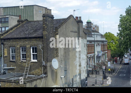 Liverpool Street Station, London, Vereinigtes Königreich 14. Juni 2018. Vom Flughafen Stansted Stansted Express Zug bringt die Reisenden nach London Liverpool sta Stockfoto