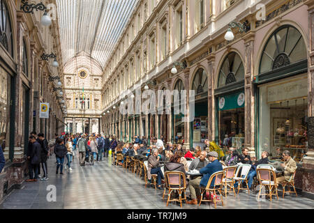 Queen's Gallery Galerie de la Reine Galeries Royales Saint-Hubert Royal Galerie von Saint Hubert Brüssel, Belgien Eu Europa Stockfoto