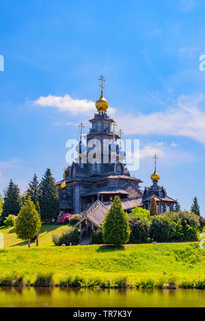 Holz- Russische Kirche in Gifhorn Stockfoto