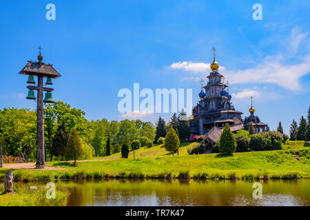 Holz- Russische Kirche in Gifhorn Stockfoto