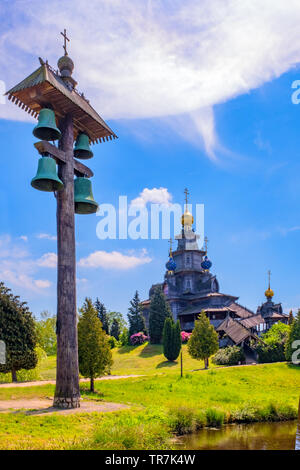 Holz- Russische Kirche in Gifhorn Stockfoto