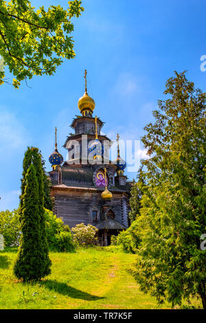 Holz- Russische Kirche in Gifhorn Stockfoto