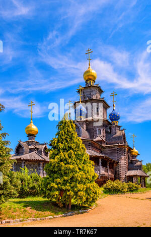 Holz- Russische Kirche in Gifhorn Stockfoto
