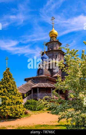 Holz- Russische Kirche in Gifhorn Stockfoto