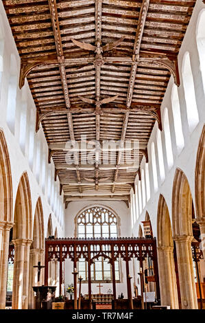 Kirche der Heiligen Dreifaltigkeit im Blythburgh, Suffolk (UK) Stockfoto