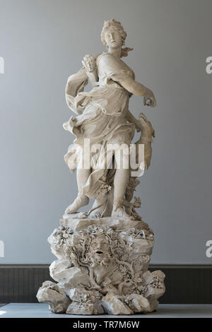 Berlin. Deutschland. Bernardino Cametti (1669-1736), Diana als Jägerin, 1717/1720, Bode Museum. Stockfoto