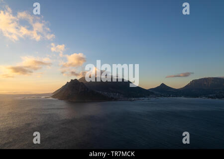 Sonnenuntergang in Kapstadt Stockfoto