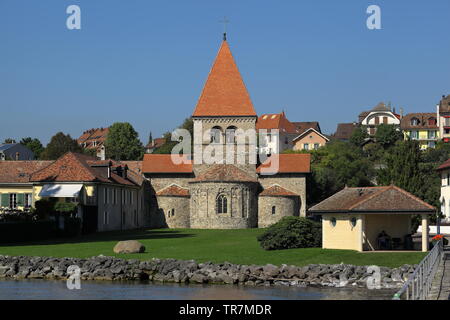 Saint-Sulpice, Gemeinde in der Schweiz im Kanton Waadt. Stockfoto